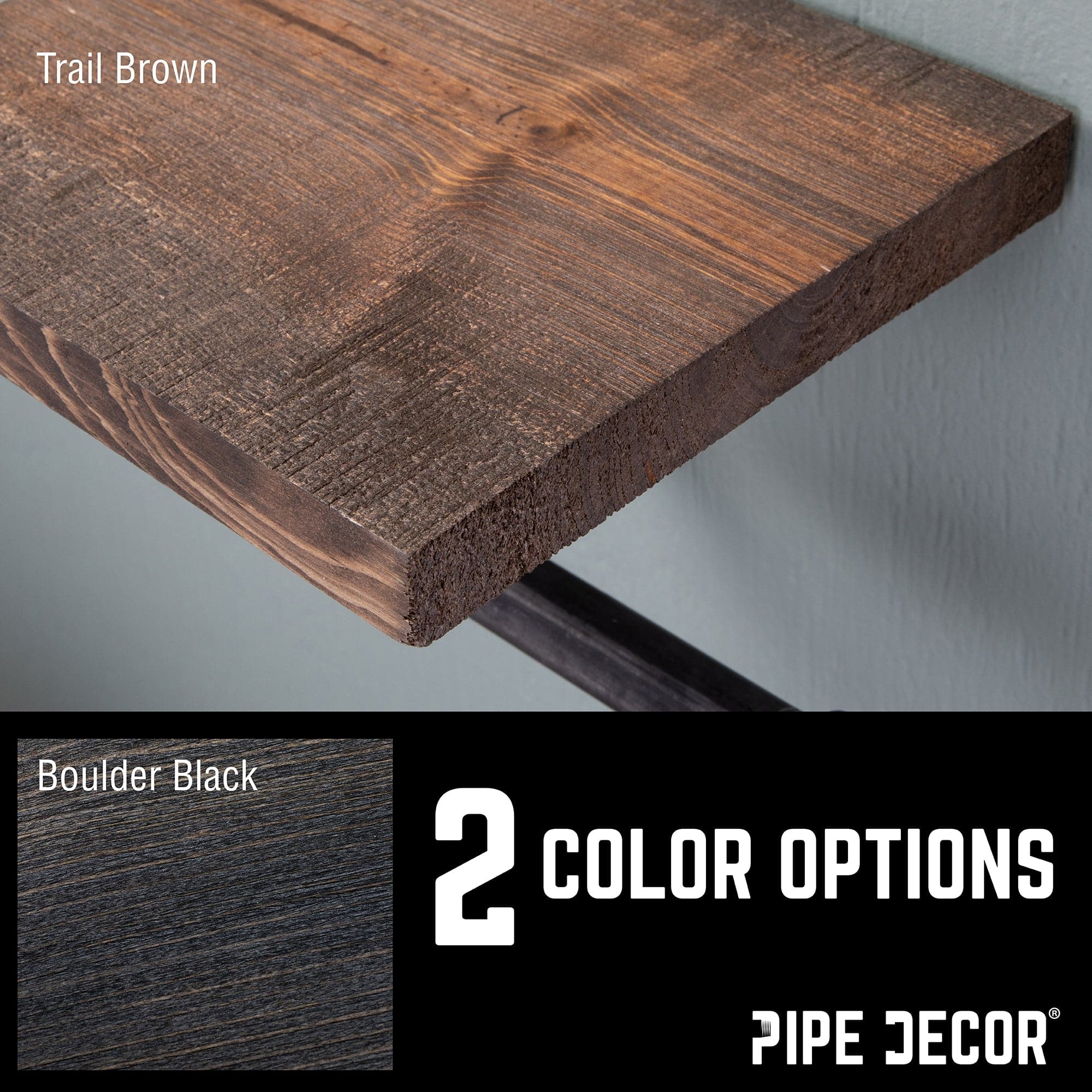 Rustic Industrial Wall-Mounted Toilet Paper Holder with Wood Shelf - 6 inch
