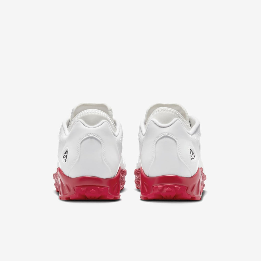 Nike ACG Air Exploraid Men's Shoes (FJ1920-101, Summit White/Summit White/University Red/Black) Size 4