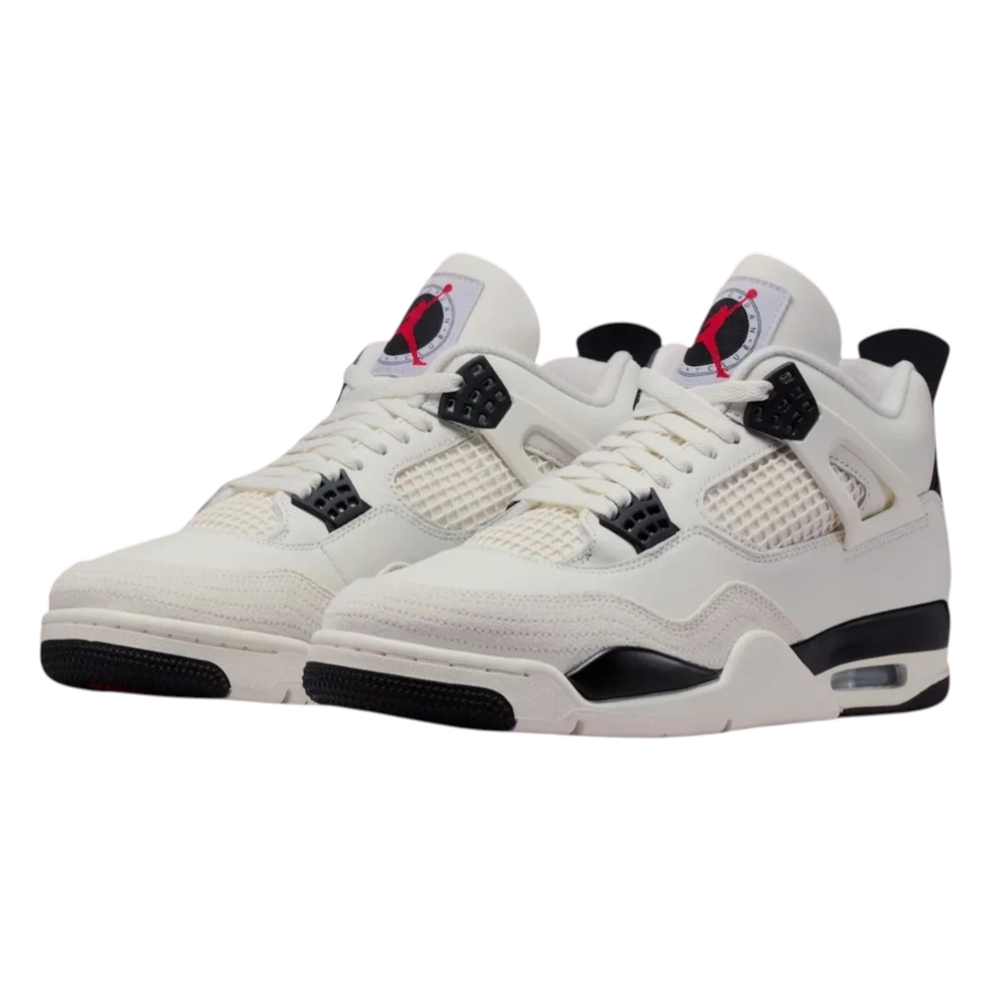 Air Jordan 4 Retro Flight Club Men's Shoes (Sail/University Red/Black)