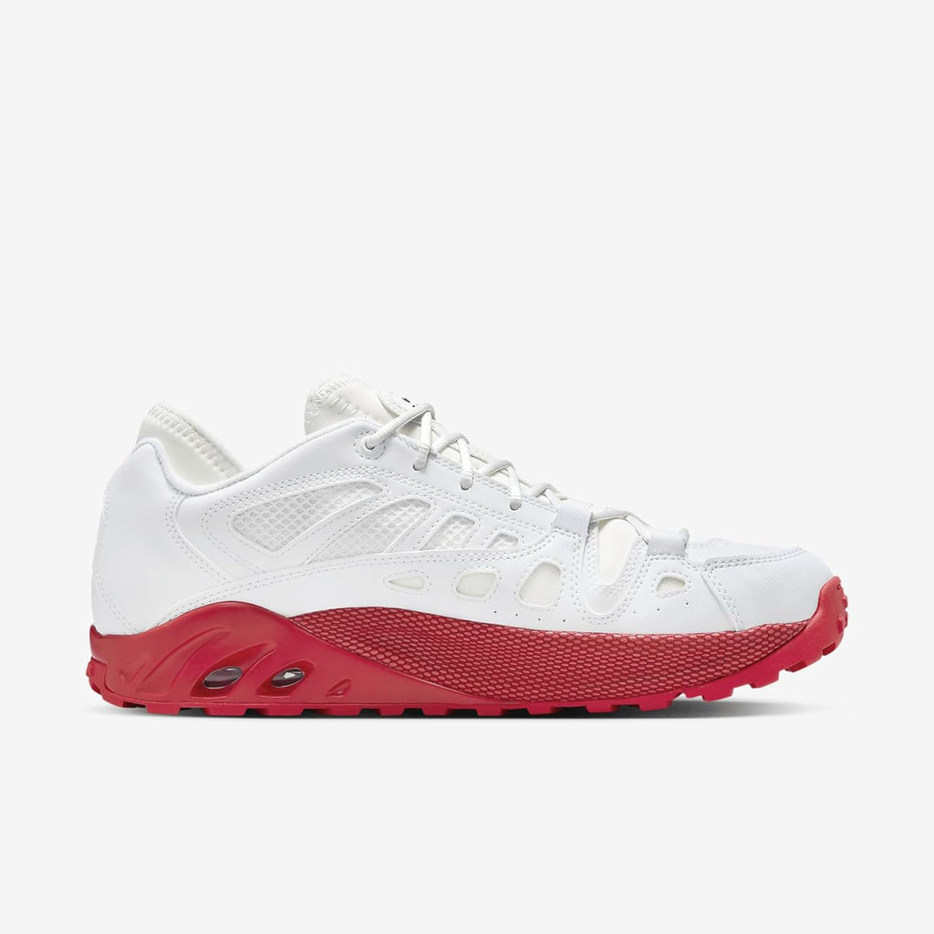 Nike ACG Air Exploraid Men's Shoes (FJ1920-101, Summit White/Summit White/University Red/Black) Size 4