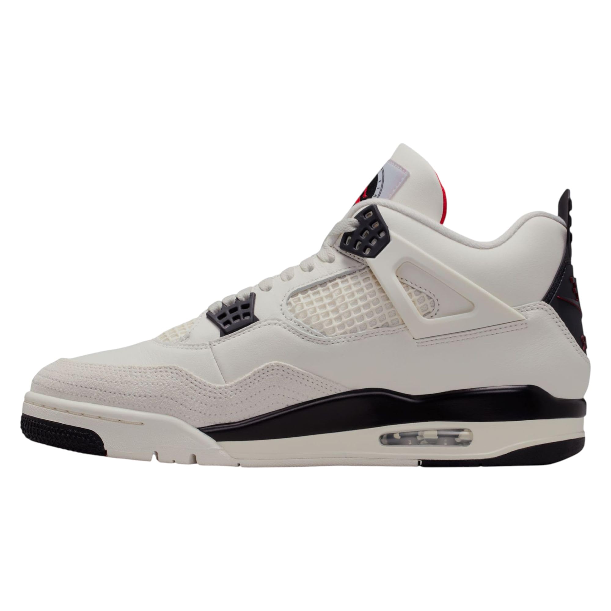 Air Jordan 4 Retro Flight Club Men's Shoes (Sail/University Red/Black)