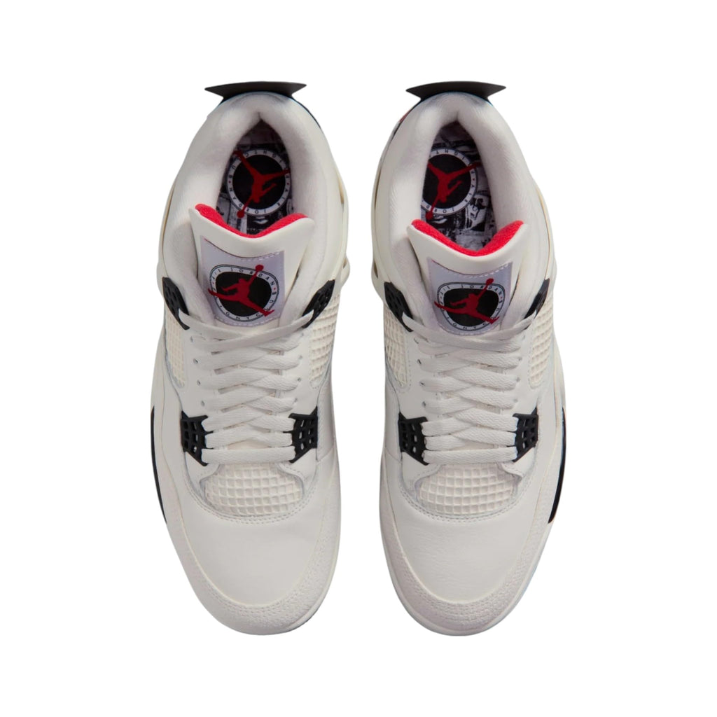Air Jordan 4 Retro Flight Club Men's Shoes (Sail/University Red/Black)