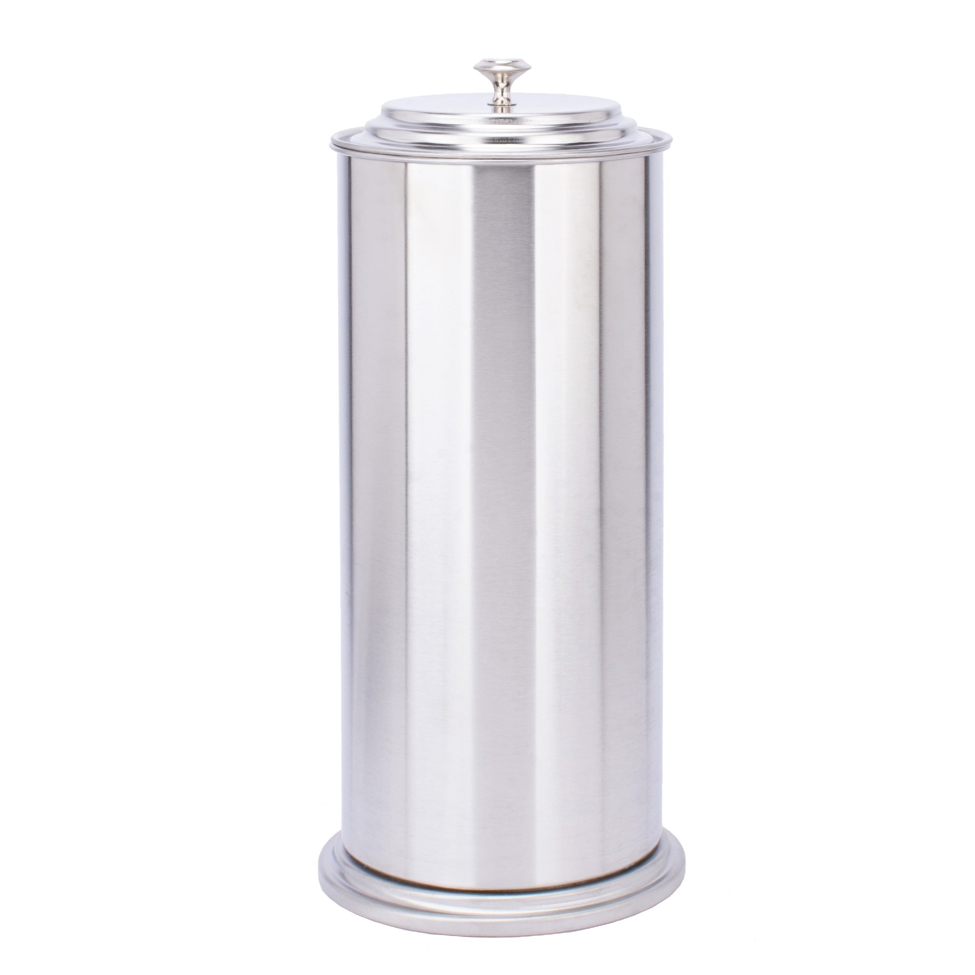 Freestanding Extra Large Toilet Paper Holder  (Stainless Steel Finish)